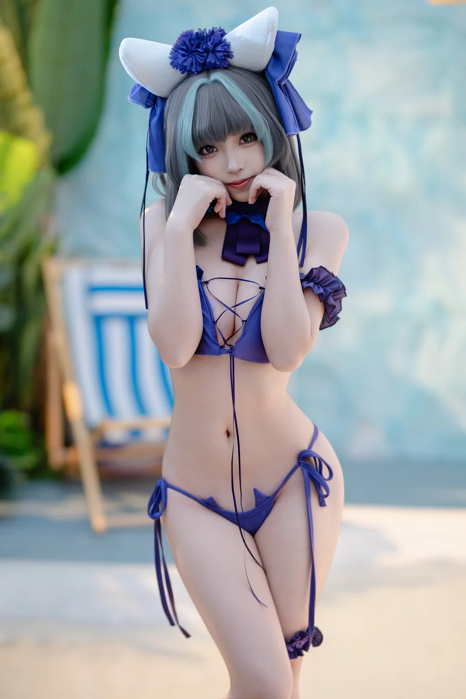 Bangni邦尼 - No.034 碧蓝航线 柴郡 泳装 [86P-855MB] tg@simisebaisi 【丝足阁】062.webp